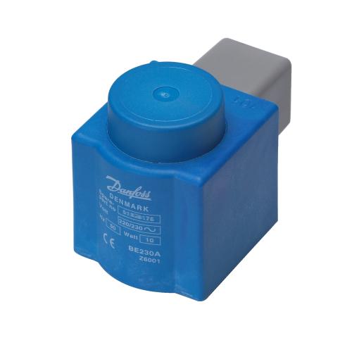 Danfoss Соленоидна бобина, BE110CS, DIN многожилен кабел, Захранващо напрежение [V] AC: 110, Мултипак