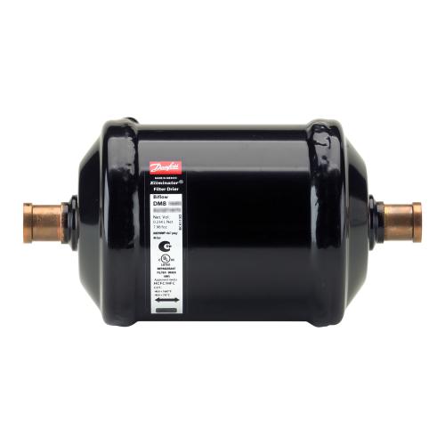 Danfoss Херметичен двупосочен филтър-дехидратор, DMB, Стомана с медно покритие