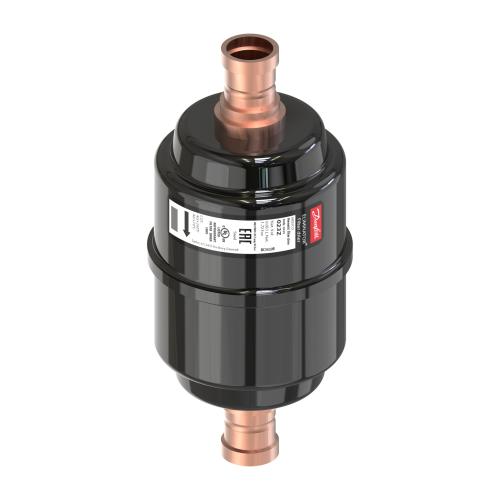 Danfoss Херметичен филтър-дехидратор, DML, Стомана с медно покритие