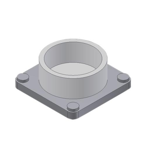 Danfoss Фланец, 76 mm, Запояване