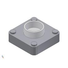 Danfoss Фланец, 40 mm, Точкова заварка