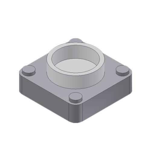Danfoss Фланец, 50 mm, Точкова заварка